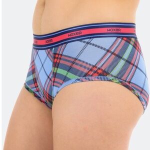 WOXER Classic Brief, Frost Plaid, New, Size: Medium